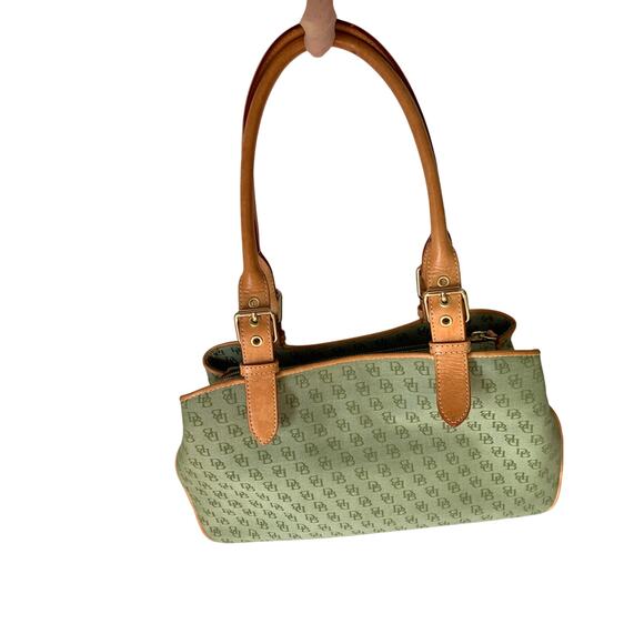 Dooney & Bourke Canvas Shoulder Bag w/ Glasses Case and Credit Card Holder - Picture 3 of 9